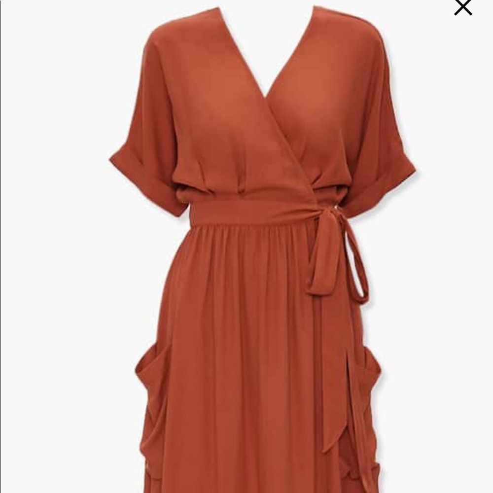 MIDI wrap dress
